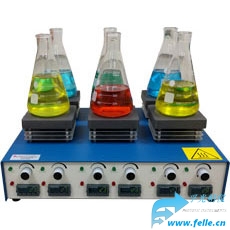 数字六头磁力加热搅拌器_价钱_品牌